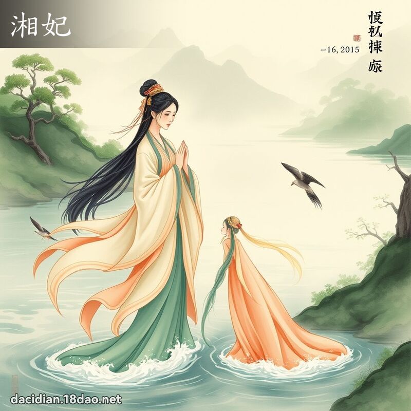 湘妃 - 國語大辭典配圖