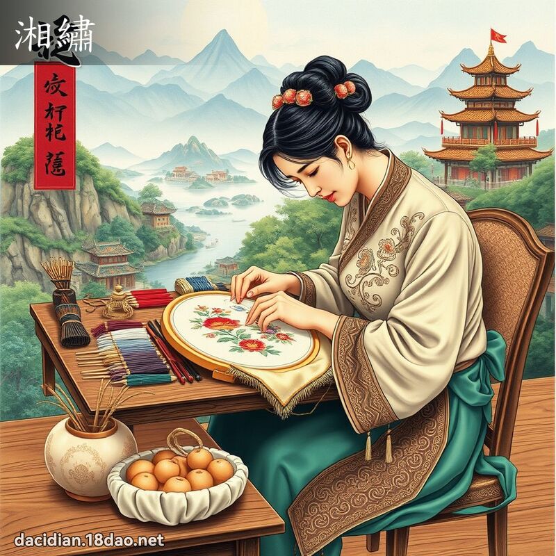湘繡 - 國語大辭典配圖