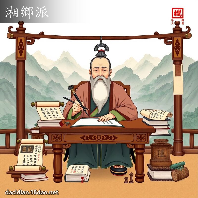 湘鄉派 - 國語大辭典配圖