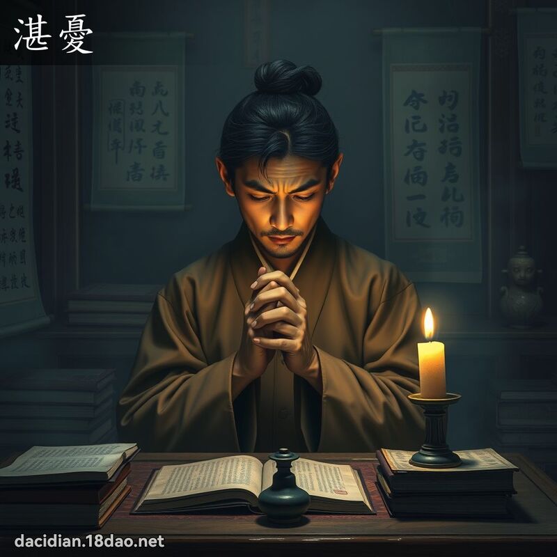 湛憂 - 國語大辭典配圖