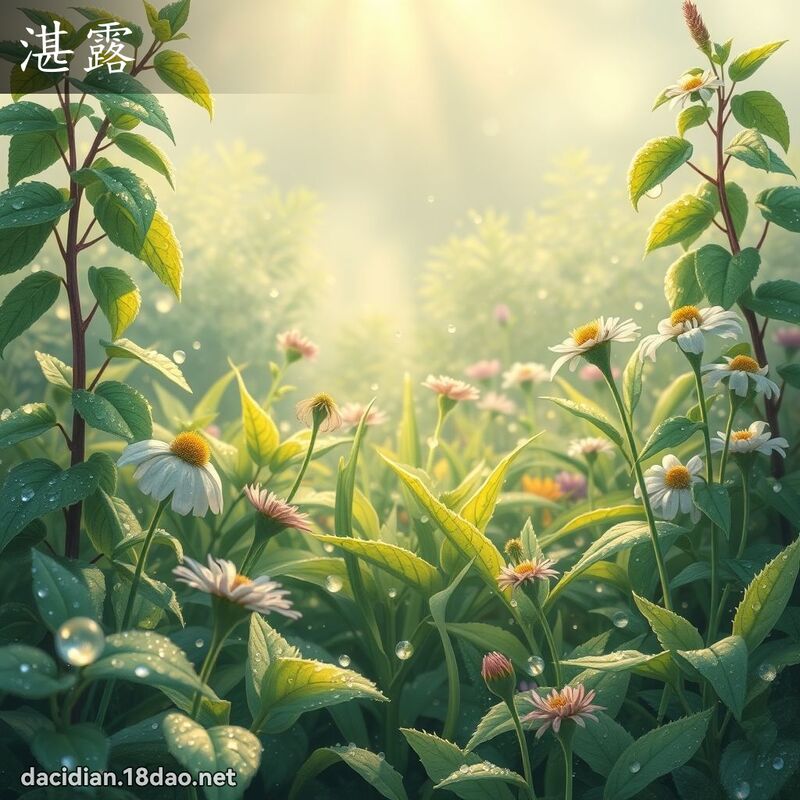 湛露 - 國語大辭典配圖