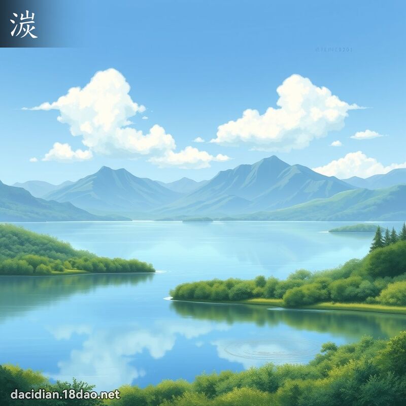 湠 - 国语大辞典配图