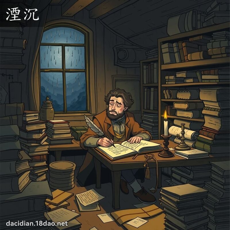 湮沉 - 国语大辞典配图