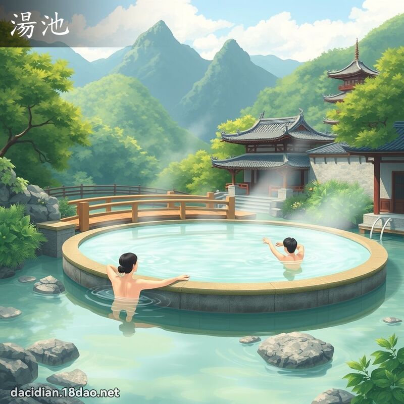湯池 - 國語大辭典配圖