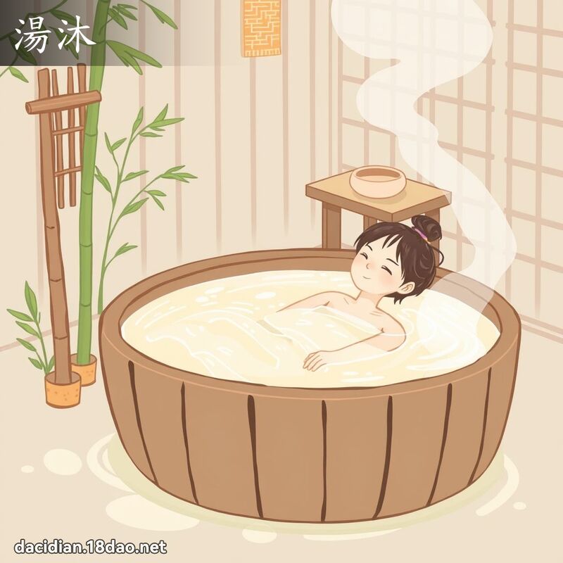 湯沐 - 國語大辭典配圖