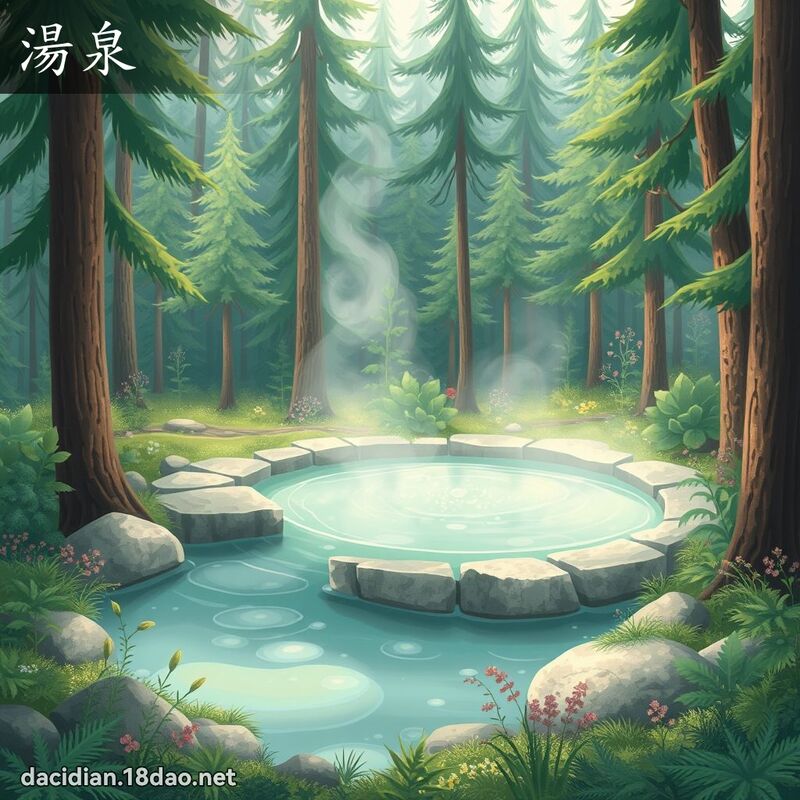 湯泉 - 國語大辭典配圖