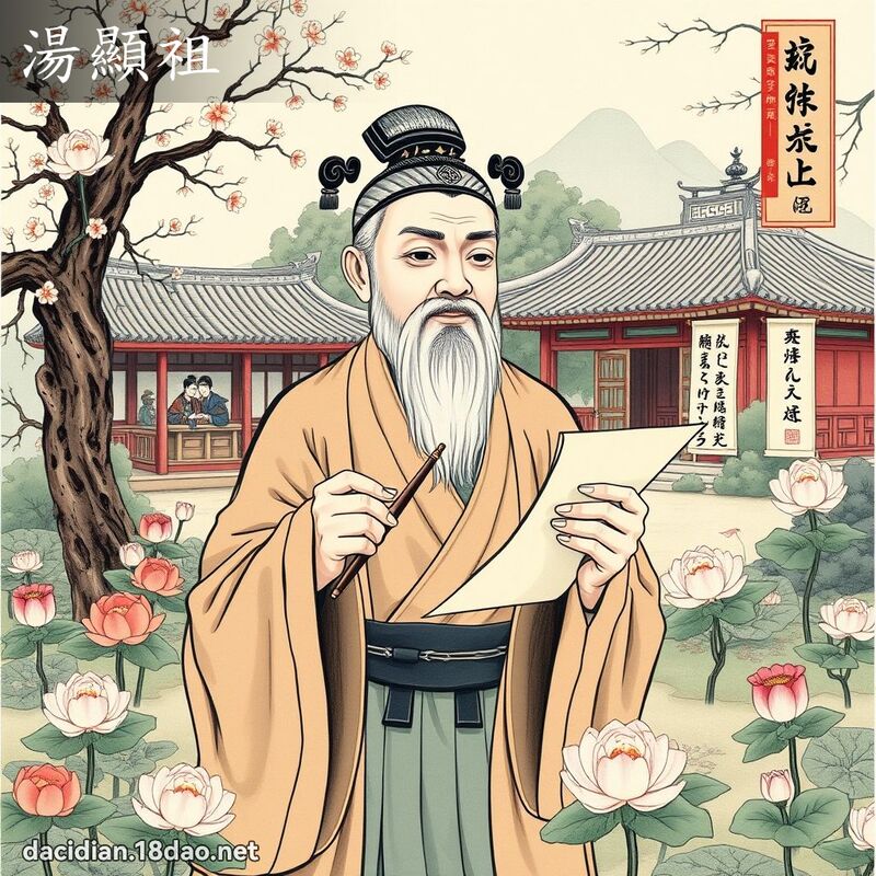 汤显祖 - 国语大辞典配图