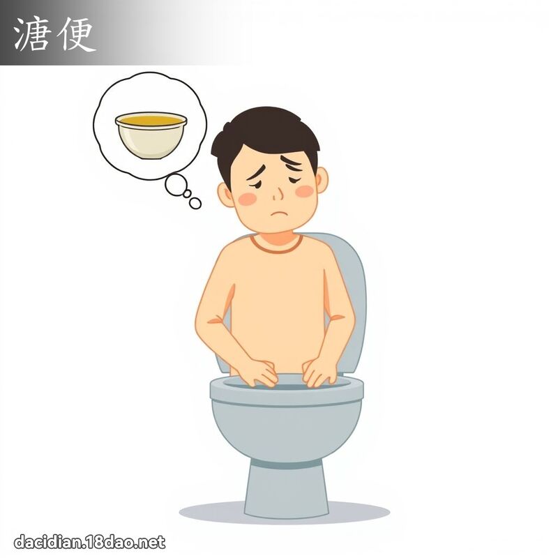 溏便 - 國語大辭典配圖