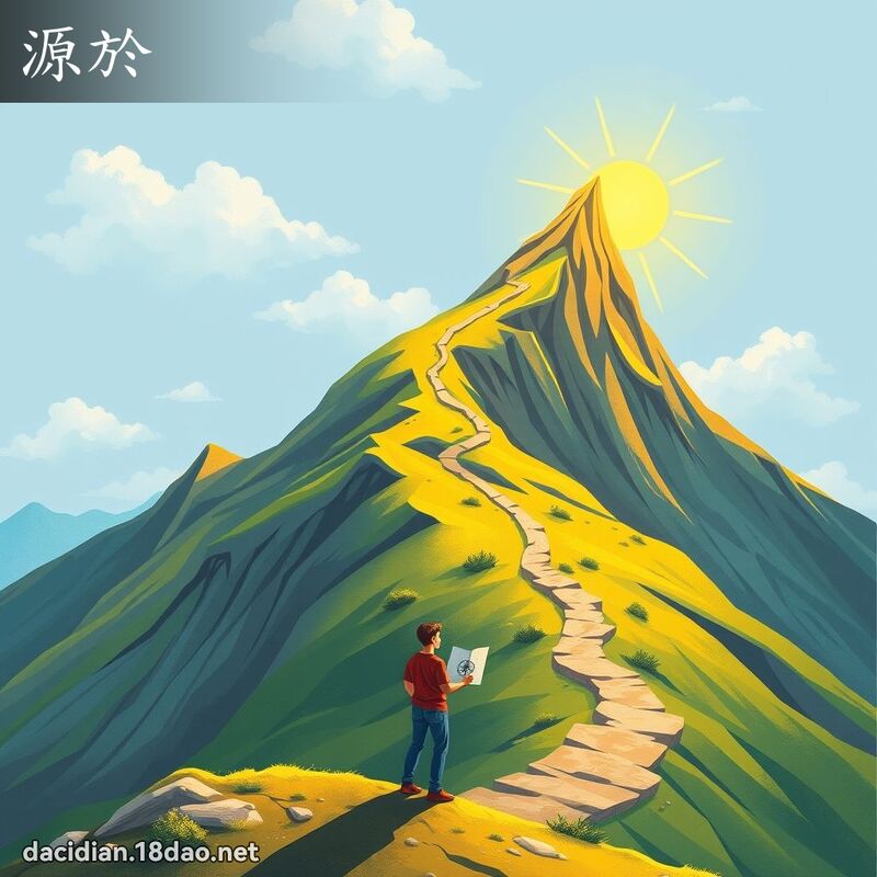 源於 - 国语大辞典配图