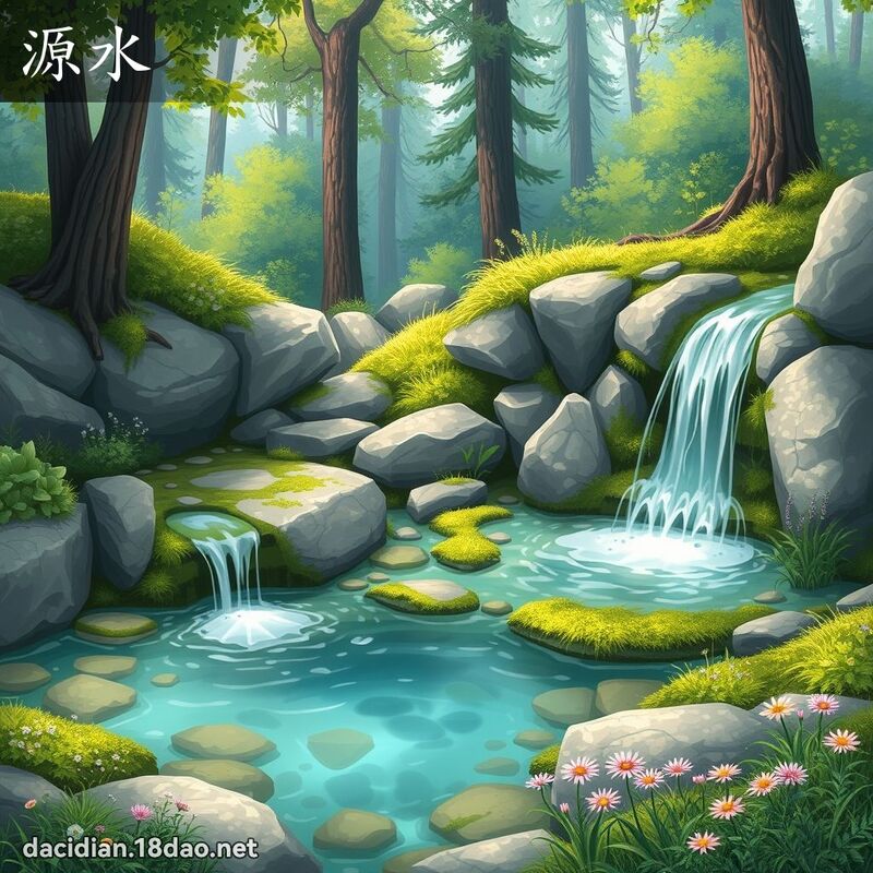 源水 - 国语大辞典配图