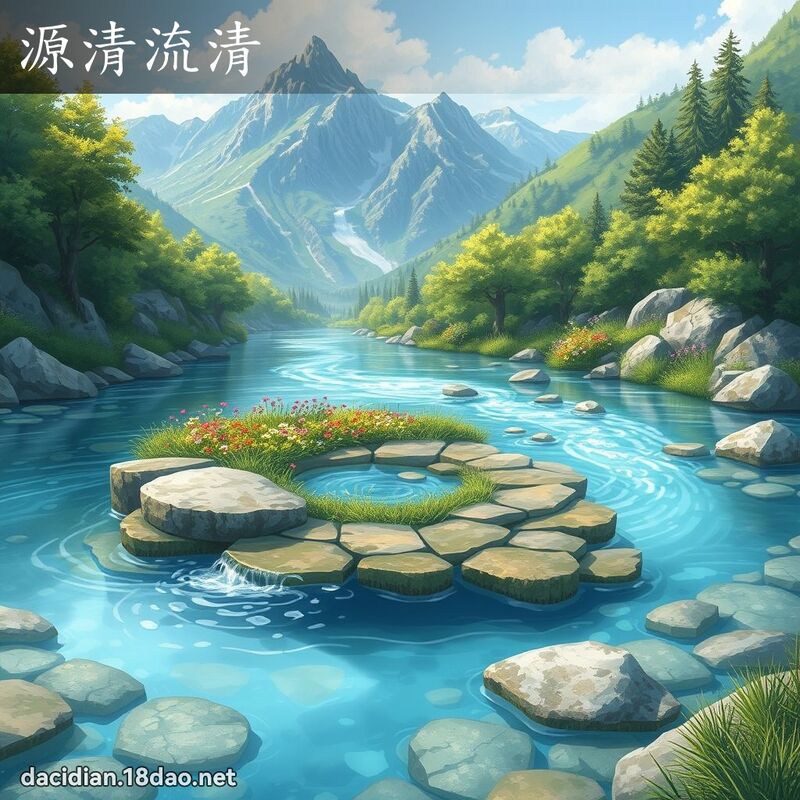 源清流清 - 国语大辞典配图