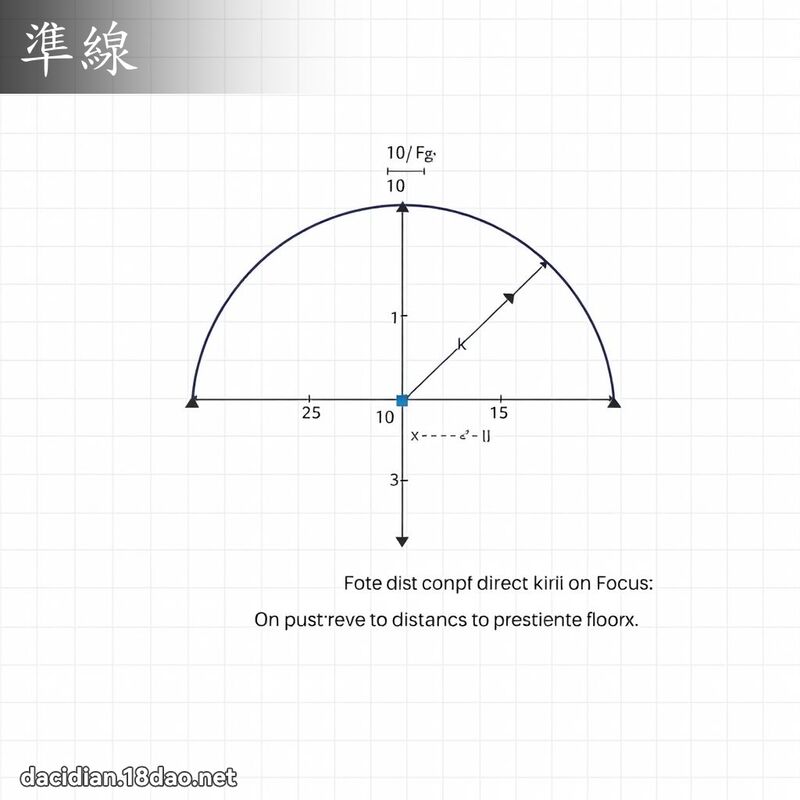 准线 - 国语大辞典配图
