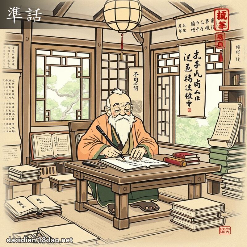 准话 - 国语大辞典配图