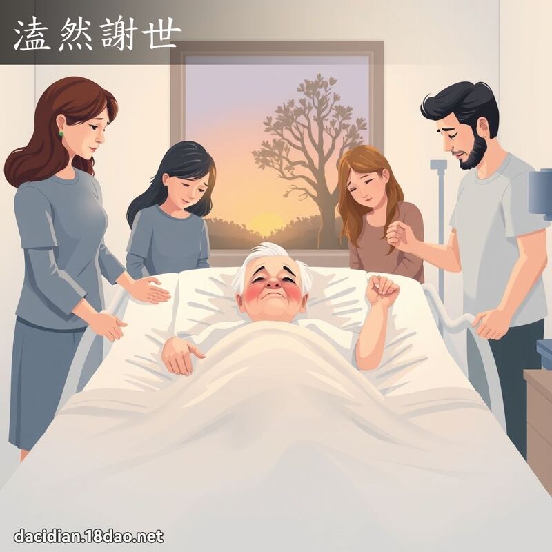 溘然謝世 - 國語大辭典配圖