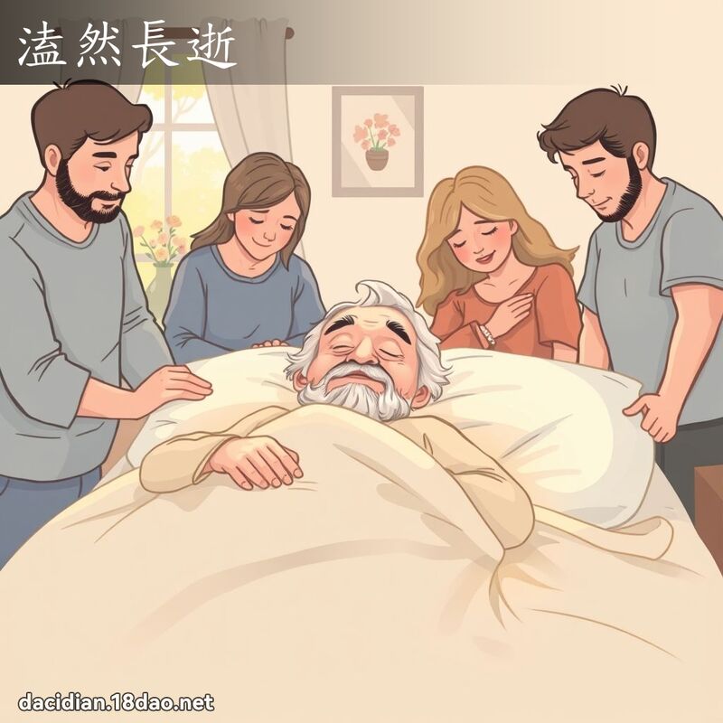 溘然長逝 - 國語大辭典配圖