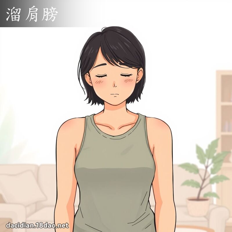 溜肩膀 - 国语大辞典配图
