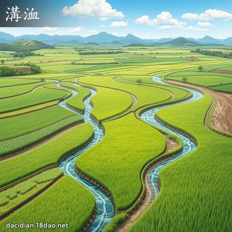 沟洫 - 国语大辞典配图