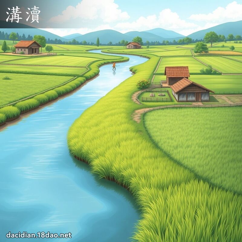 沟瀆 - 国语大辞典配图