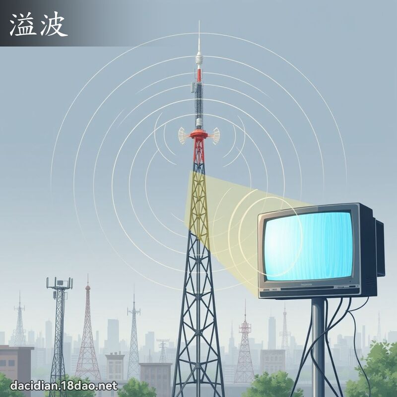 溢波 - 國語大辭典配圖
