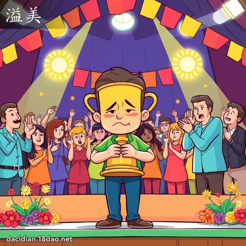 溢美 - 國語大辭典配圖