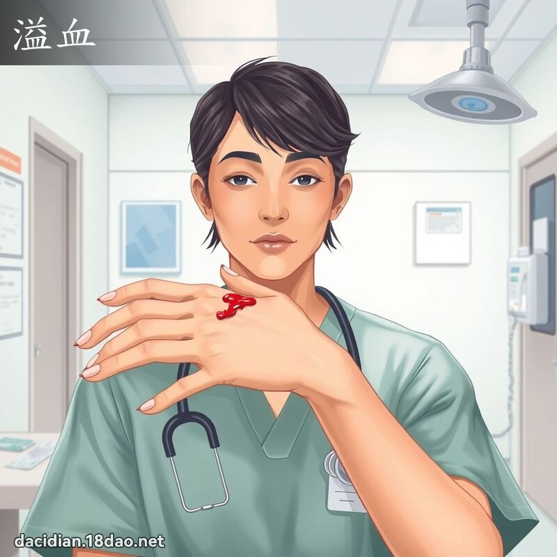 溢血 - 國語大辭典配圖