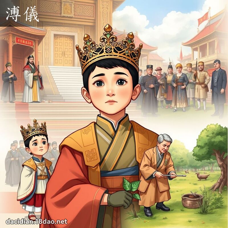 溥儀 - 國語大辭典配圖