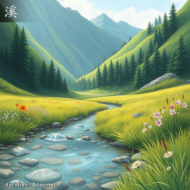 汉字: 溪 (多音字)