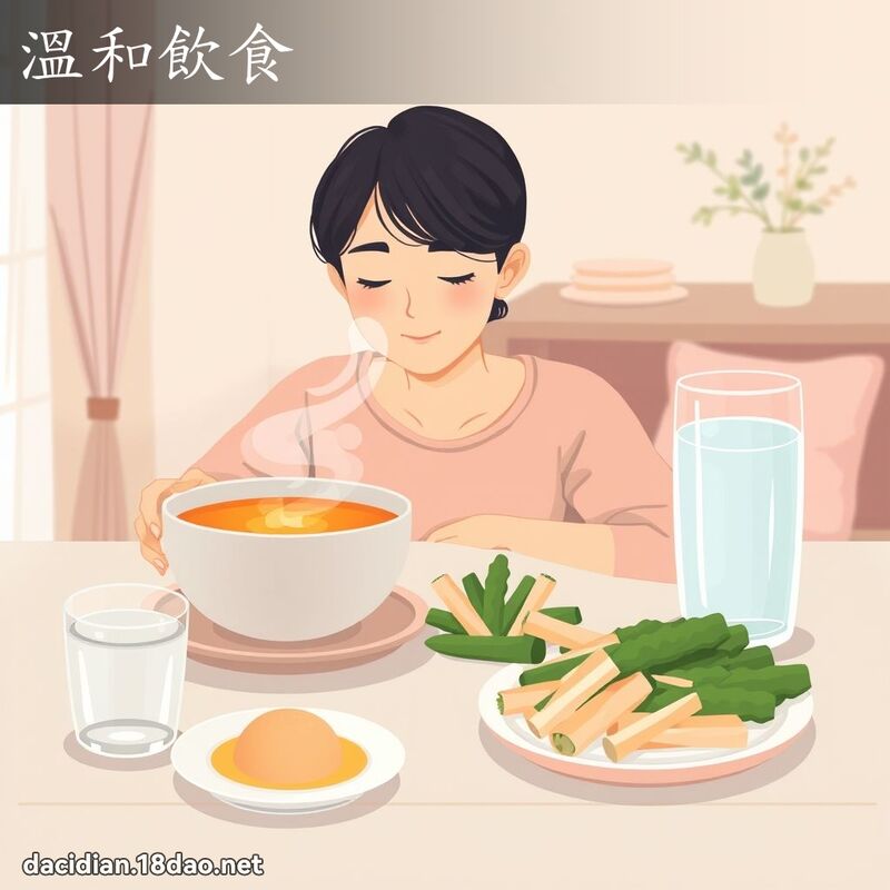 温和饮食 - 国语大辞典配图