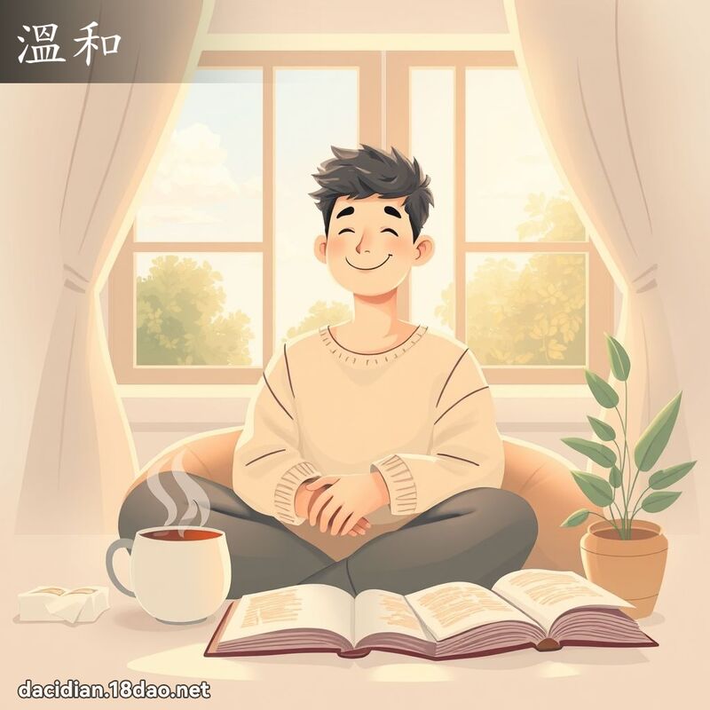 溫和 - 國語大辭典配圖