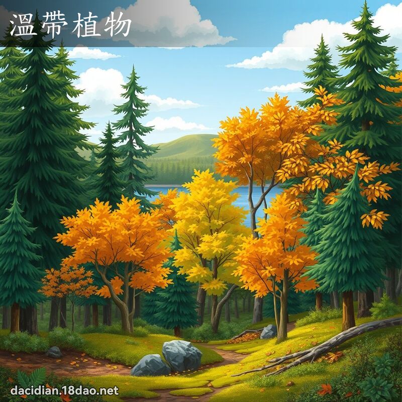 温带植物 - 国语大辞典配图