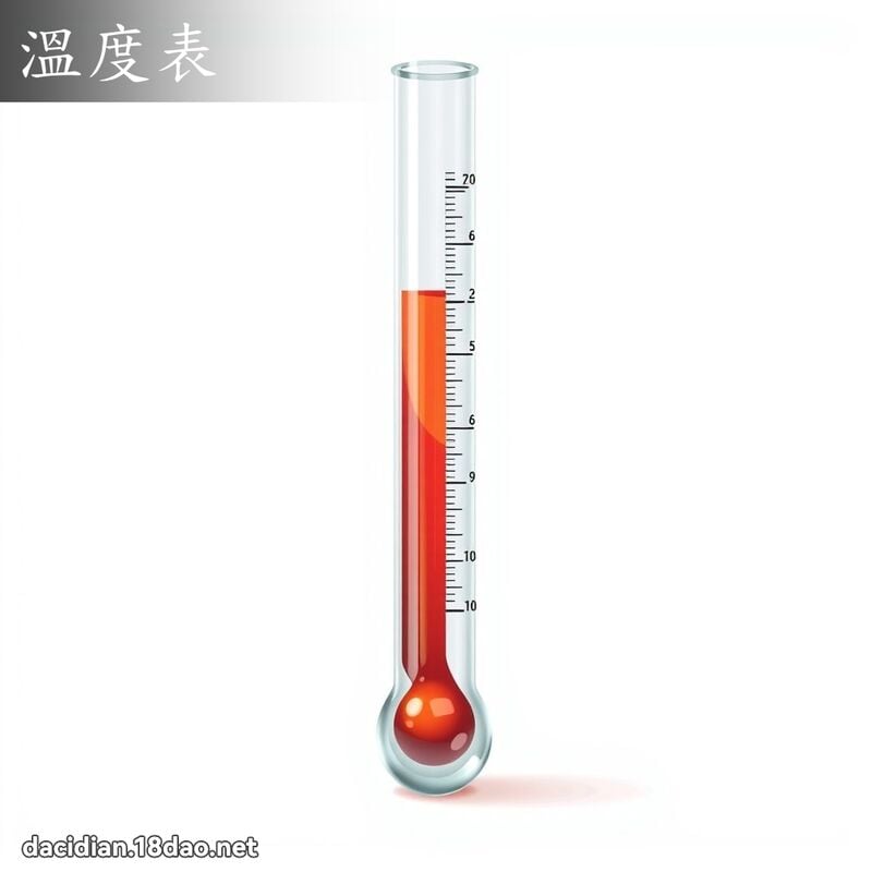 溫度表 - 國語大辭典配圖