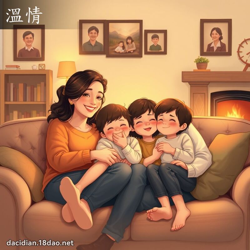溫情 - 國語大辭典配圖