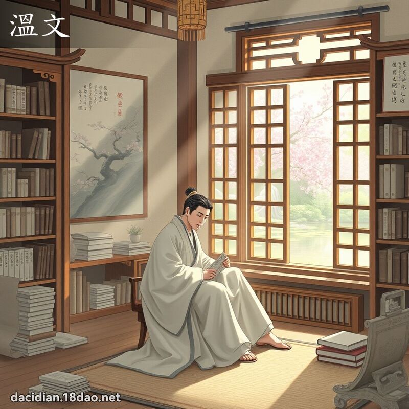 温文 - 国语大辞典配图
