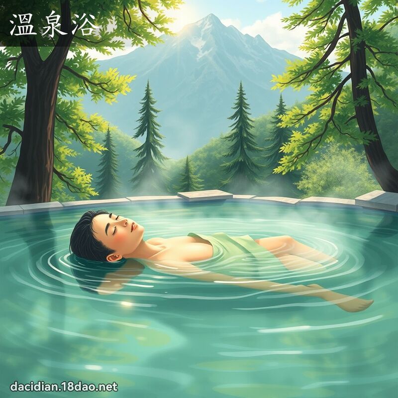 溫泉浴 - 國語大辭典配圖