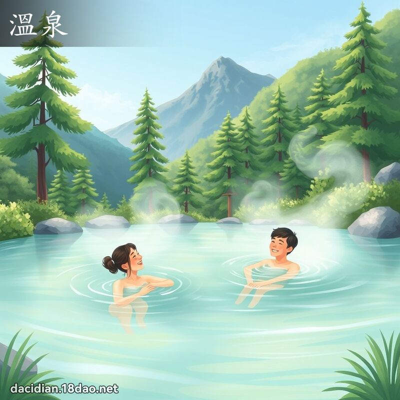 温泉 - 国语大辞典配图