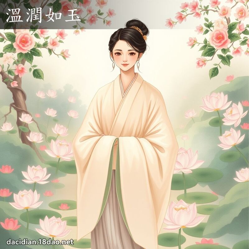 溫潤如玉 - 國語大辭典配圖