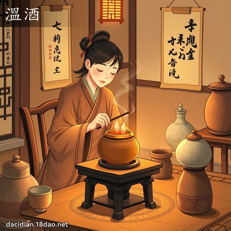溫酒 - 國語大辭典配圖