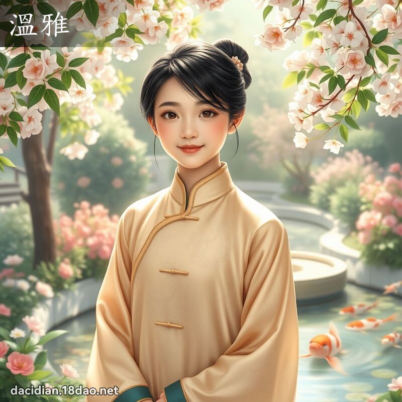 溫雅 - 國語大辭典配圖