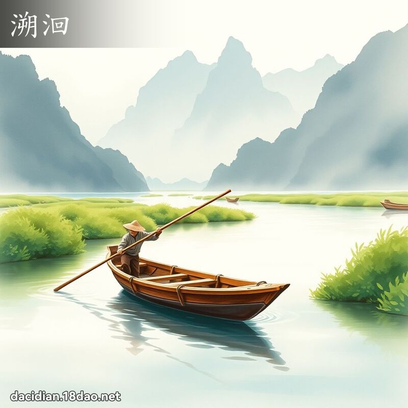 溯洄 - 国语大辞典配图