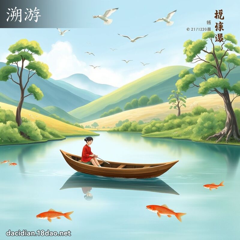 溯游 - 國語大辭典配圖
