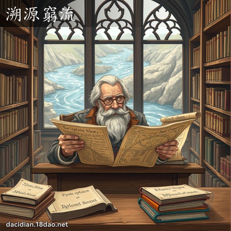 溯源穷流 - 国语大辞典配图