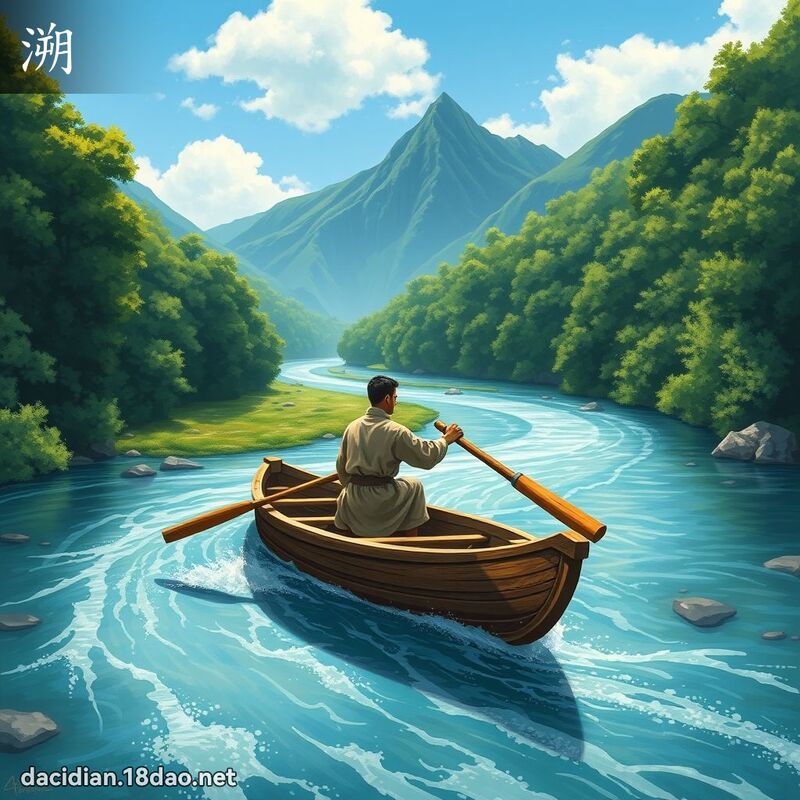 溯 - 國語大辭典配圖