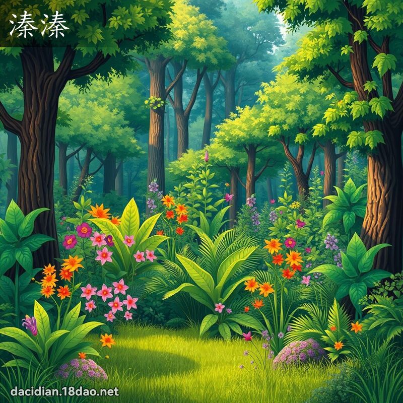溱溱 - 国语大辞典配图