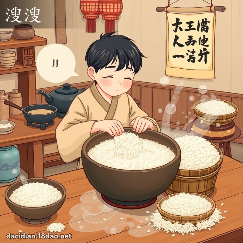 溲溲 - 国语大辞典配图