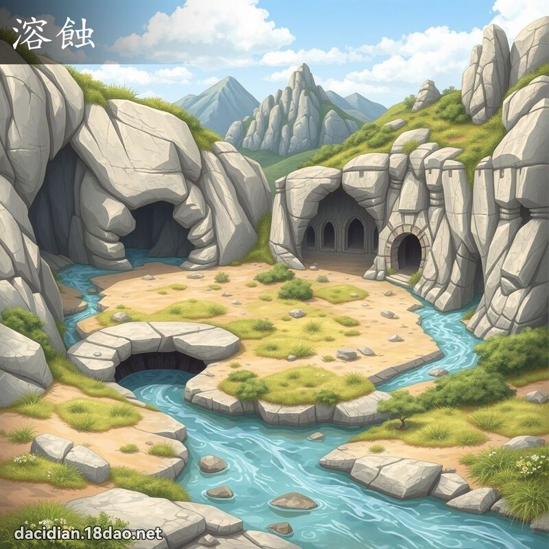 溶蚀 - 国语大辞典配图