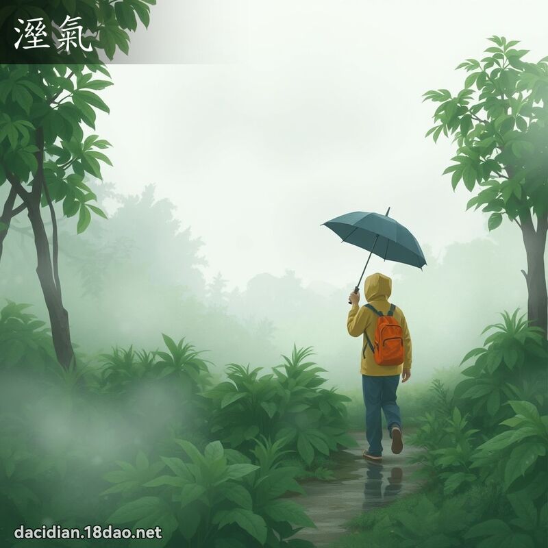 溼氣 - 國語大辭典配圖
