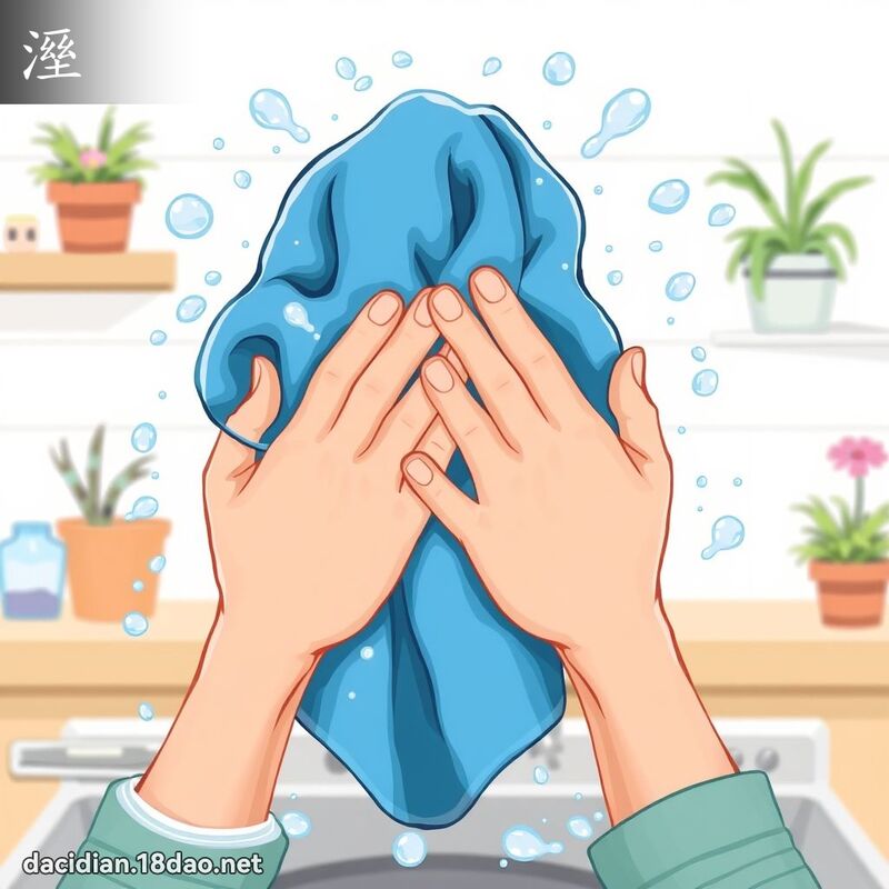 溼 - 国语大辞典配图