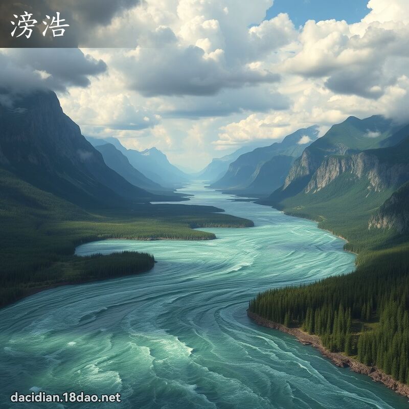 滂浩 - 國語大辭典配圖