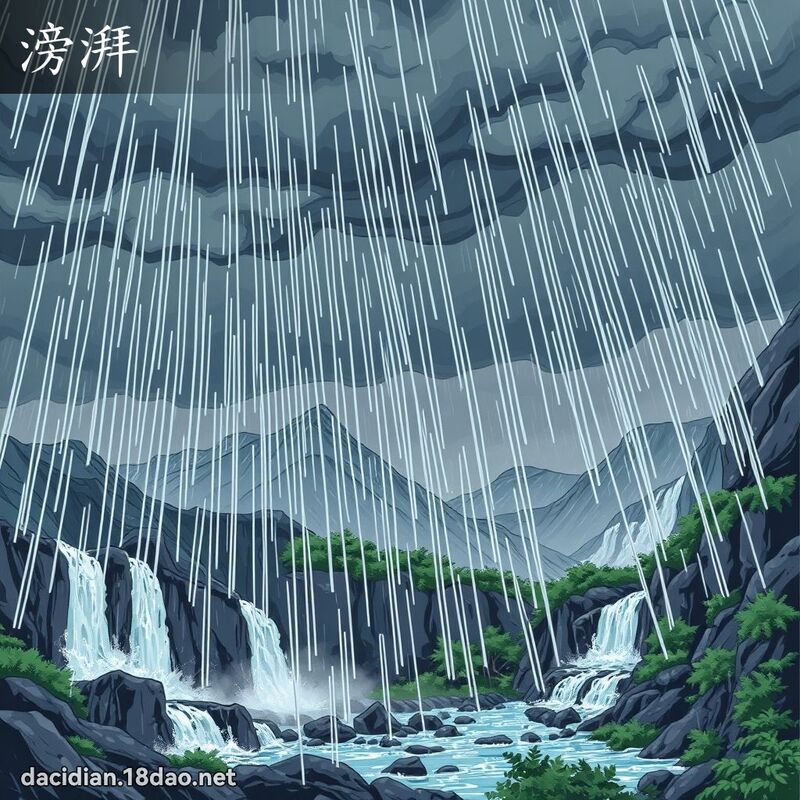 滂湃 - 國語大辭典配圖