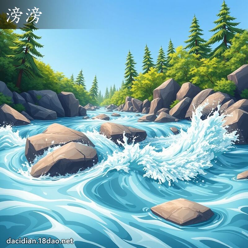 滂滂 - 国语大辞典配图